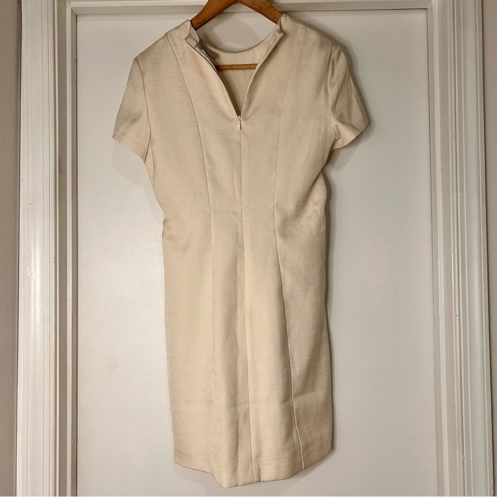 H&M Cream Mini Dress with Short Sleeves - Size XS - Picture 4 of 10